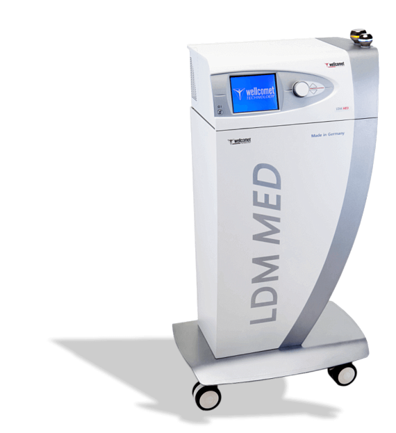 Аппарат ультразвуковой терапии LDM-MED. В составе насадки процедурные Сонотрод : 1) 5см2 1/3 МГц; 2) 10 см2 1/3 Мгц; 3) 5 см2 3/10 МГц