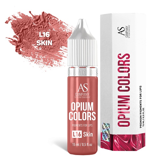 Концентрат для татуажа губ AS Company (Алина Шахова) - Opium Colors L16 Skin, 15мл