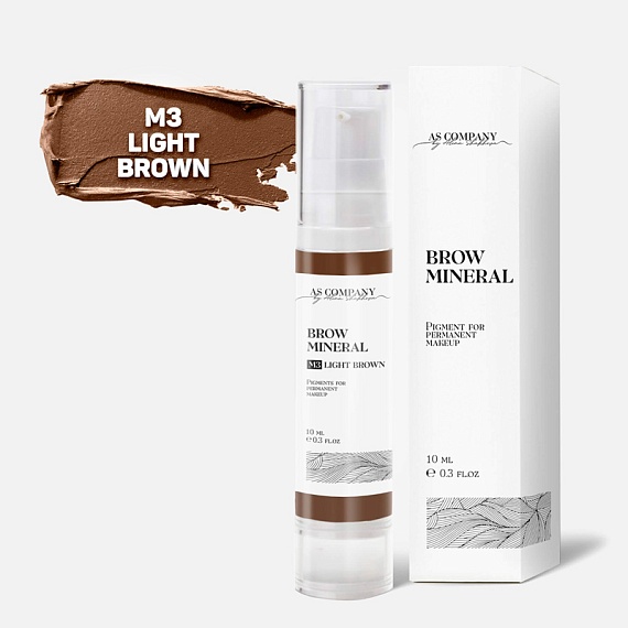 AS Company (Алина Шахова) - Brow Mineral M3 Light Brown, 10мл