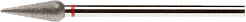 Каплевидная фреза, мелкая крошка Ø 4,1 мм
